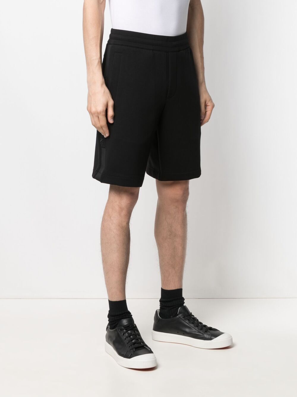 Emporio Armani logo-embroidered track shorts Men