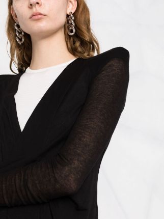 lightweight structured shoulder top展示图