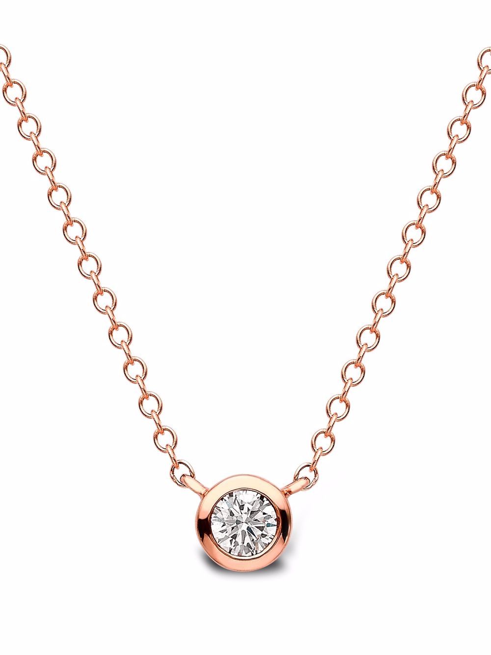 Image 1 of Pragnell 18kt rose gold Sundance diamond necklace