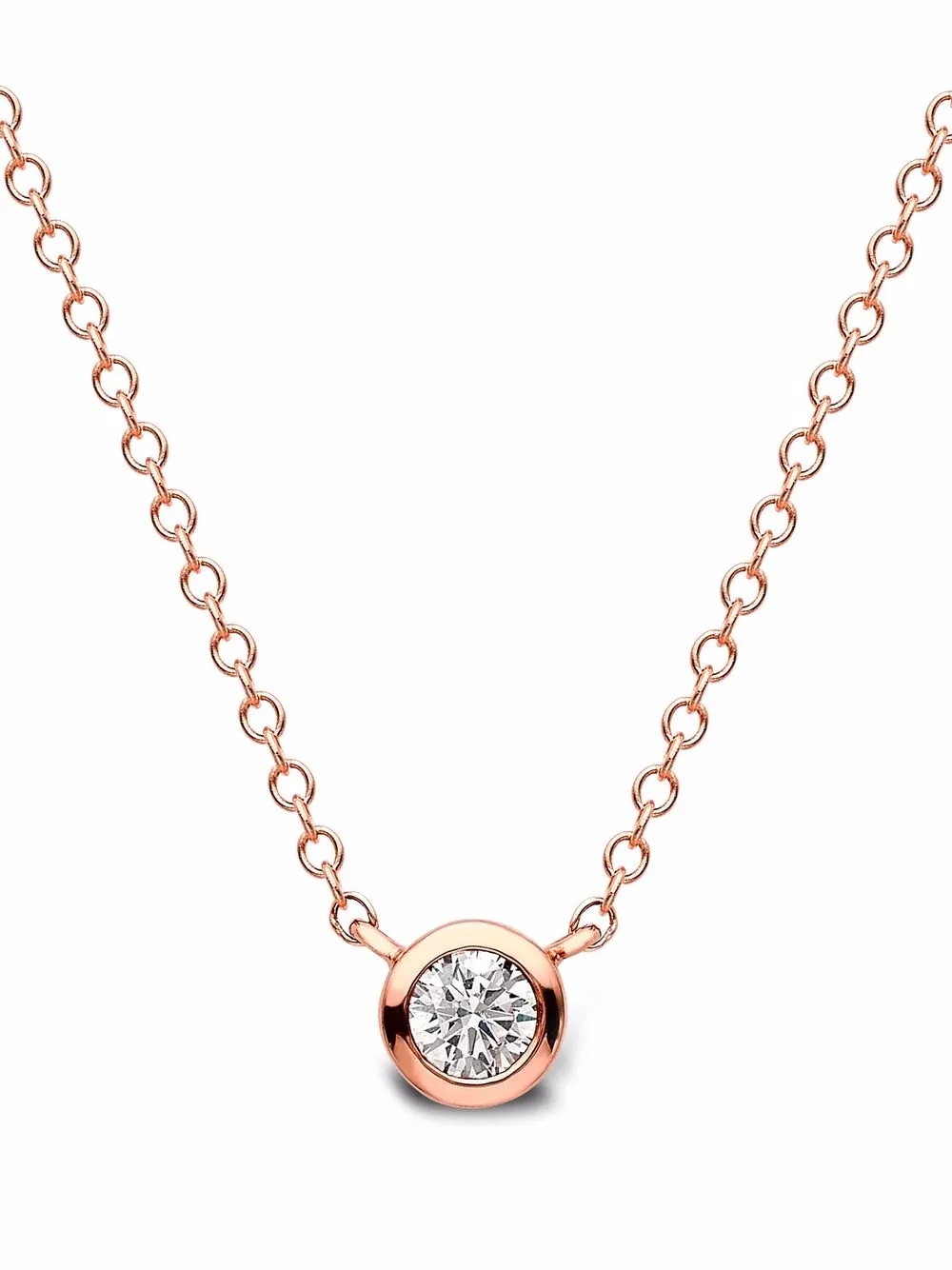 Image 1 of Pragnell 18kt rose gold Sundance diamond necklace