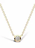 Pragnell 18kt yellow gold brilliant-cut diamond solitaire pendant necklace