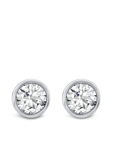 Pragnell aretes Sundance en oro blanco de 18kt con diamantes
