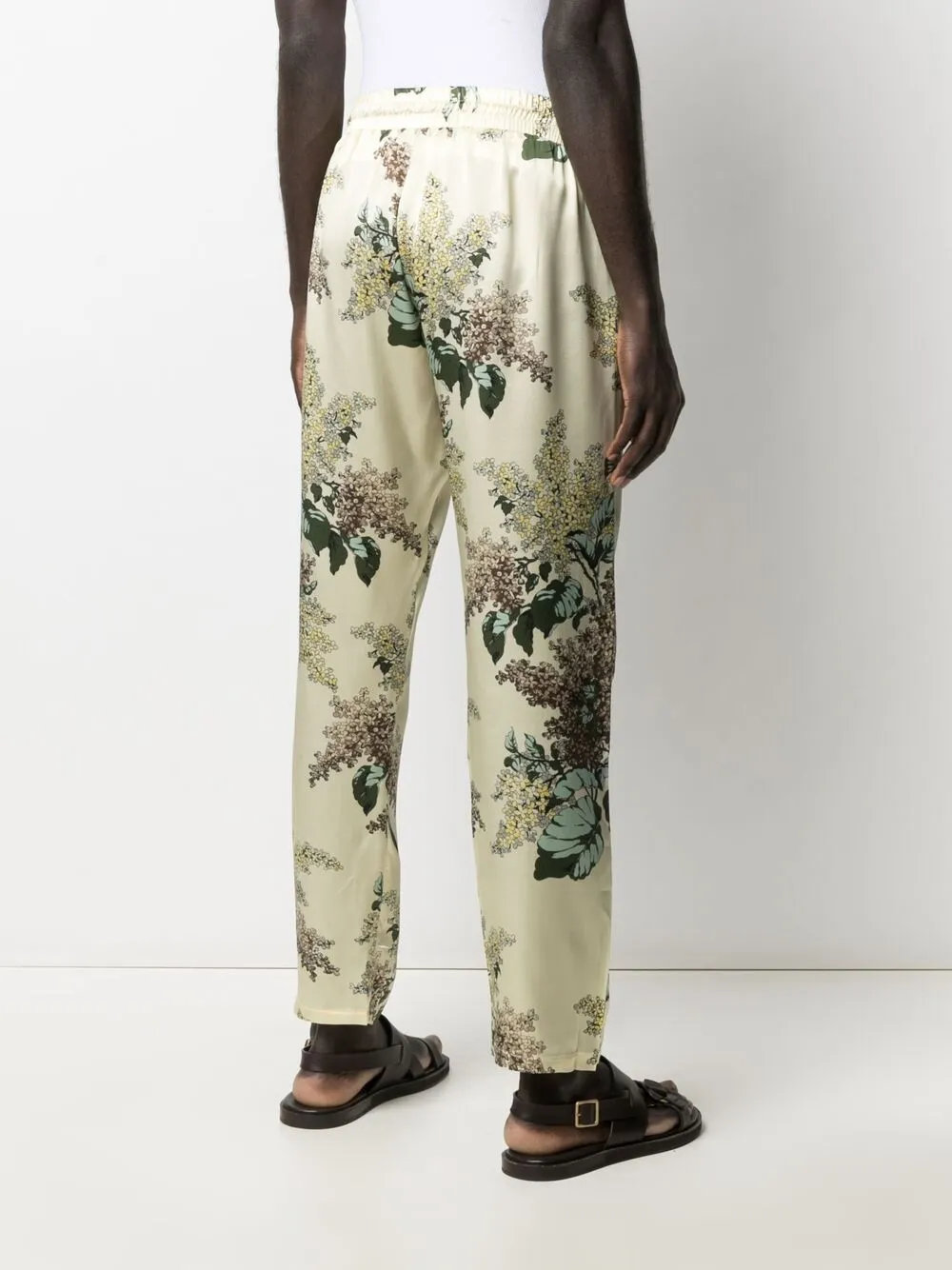 фото Mouty прямые брюки с принтом