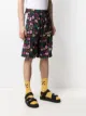 Palm Angels logo-print track shorts