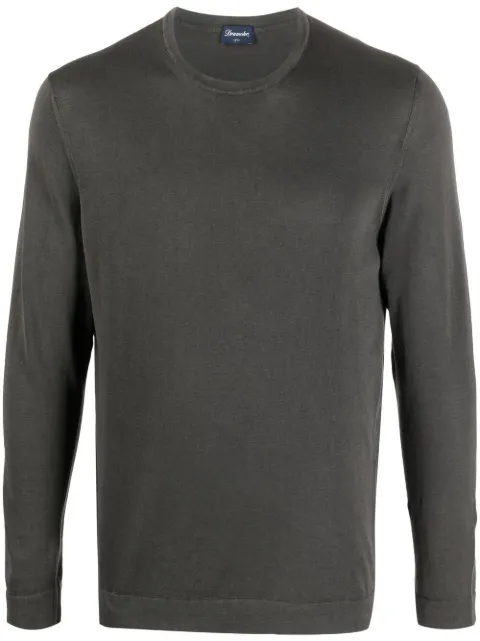 Drumohr crew-neck long-sleeved top