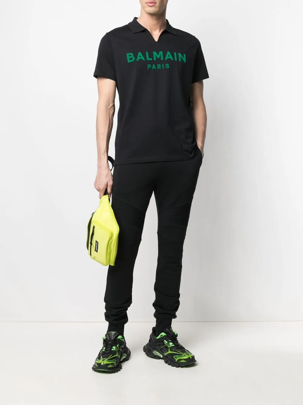 фото Balmain спортивные брюки с логотипом