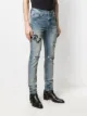 AMIRI embroidered-logo ripped-detail jeans