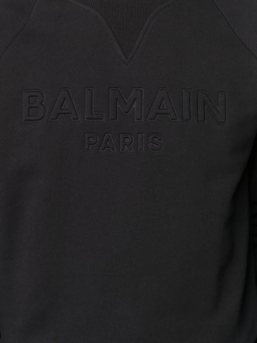 фото Balmain толстовка с тисненым логотипом