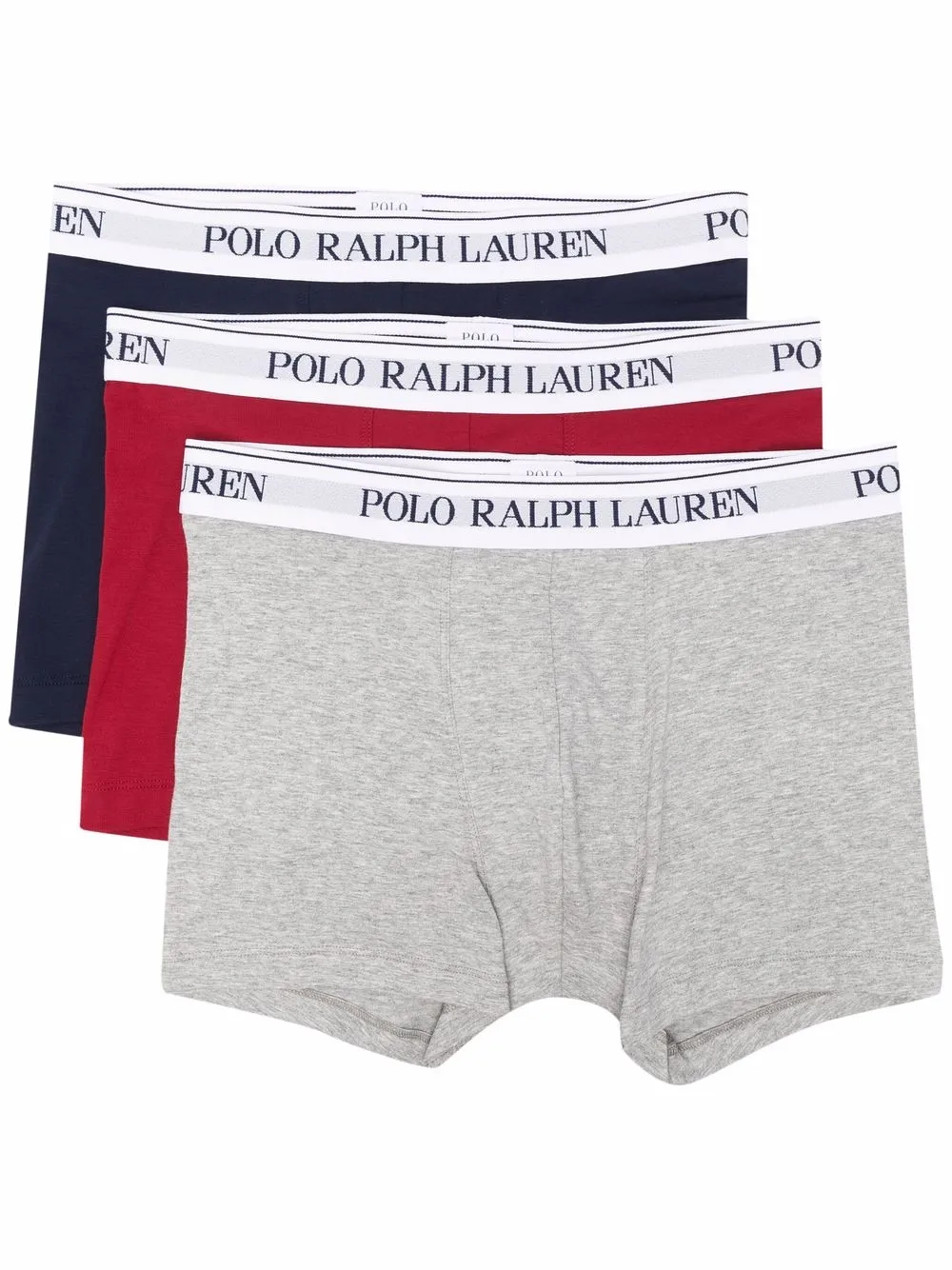 Polo Ralph Lauren Logo Boxer Pack In Blue