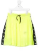 Image 1 of Diadora Junior logo-tape drawstring shorts