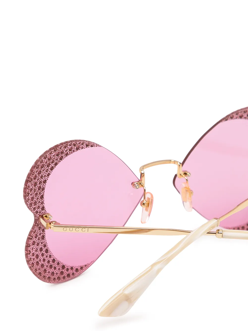 фото Gucci eyewear солнцезащитные очки с кристаллами