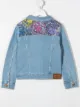 Image 2 of Versace Kids logo-print buttoned denim jacket