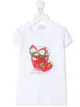 Image 1 of Monnalisa graphic-print short-sleeve T-shirt