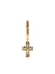 Image 1 of Emanuele Bicocchi single cross hoop earring
