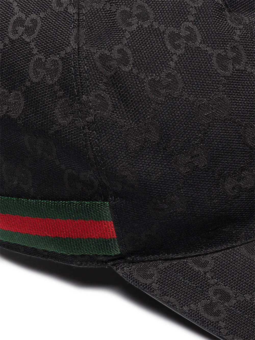 фото Gucci бейсболка с узором gg supreme и отделкой web