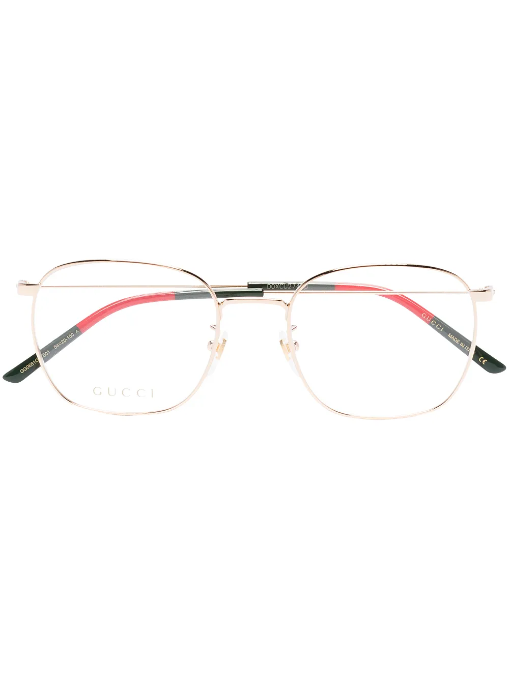 фото Gucci eyewear очки в квадратной оправе