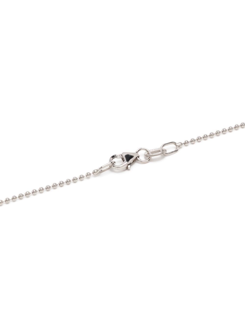 Shop Eéra 18kt White Gold Key Pendant Necklace In Silber