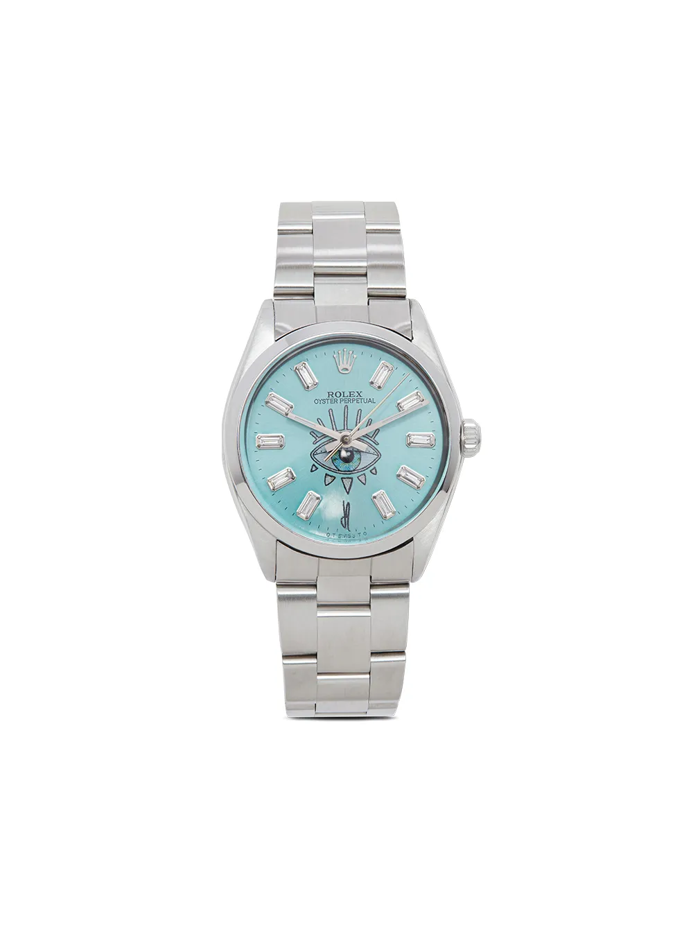 Jacquie Aiche JACQ A BLU SILV ROLEX 10 BGTTE EYE DIA W