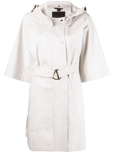 Moorer wide-sleeve coat