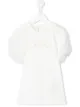 Image 1 of Fendi Kids puff sleeve logo-lettering T-shirt