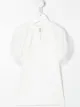Image 2 of Fendi Kids puff sleeve logo-lettering T-shirt