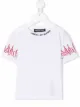 Image 1 of Vision Of Super Kids embroidered flame T-shirt