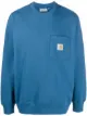 Image 1 of Carhartt WIP Pocket logo-patch sweatshirt