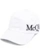 Image 1 of Alexander McQueen logo-embroidered baseball cap