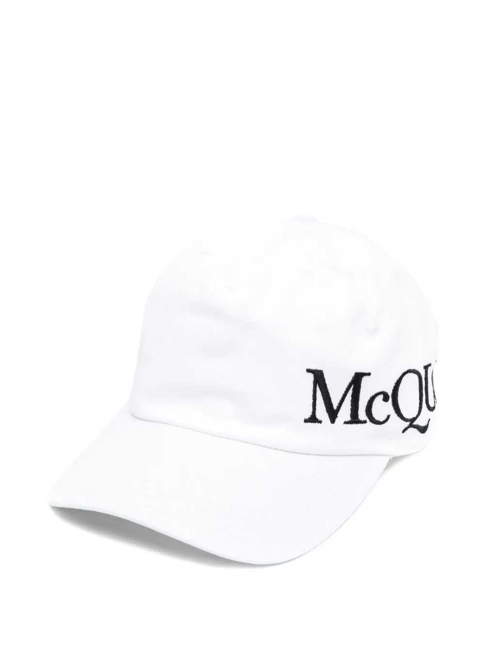 Alexander McQueen Cappello da baseball con ricamo | bianco | Image 1