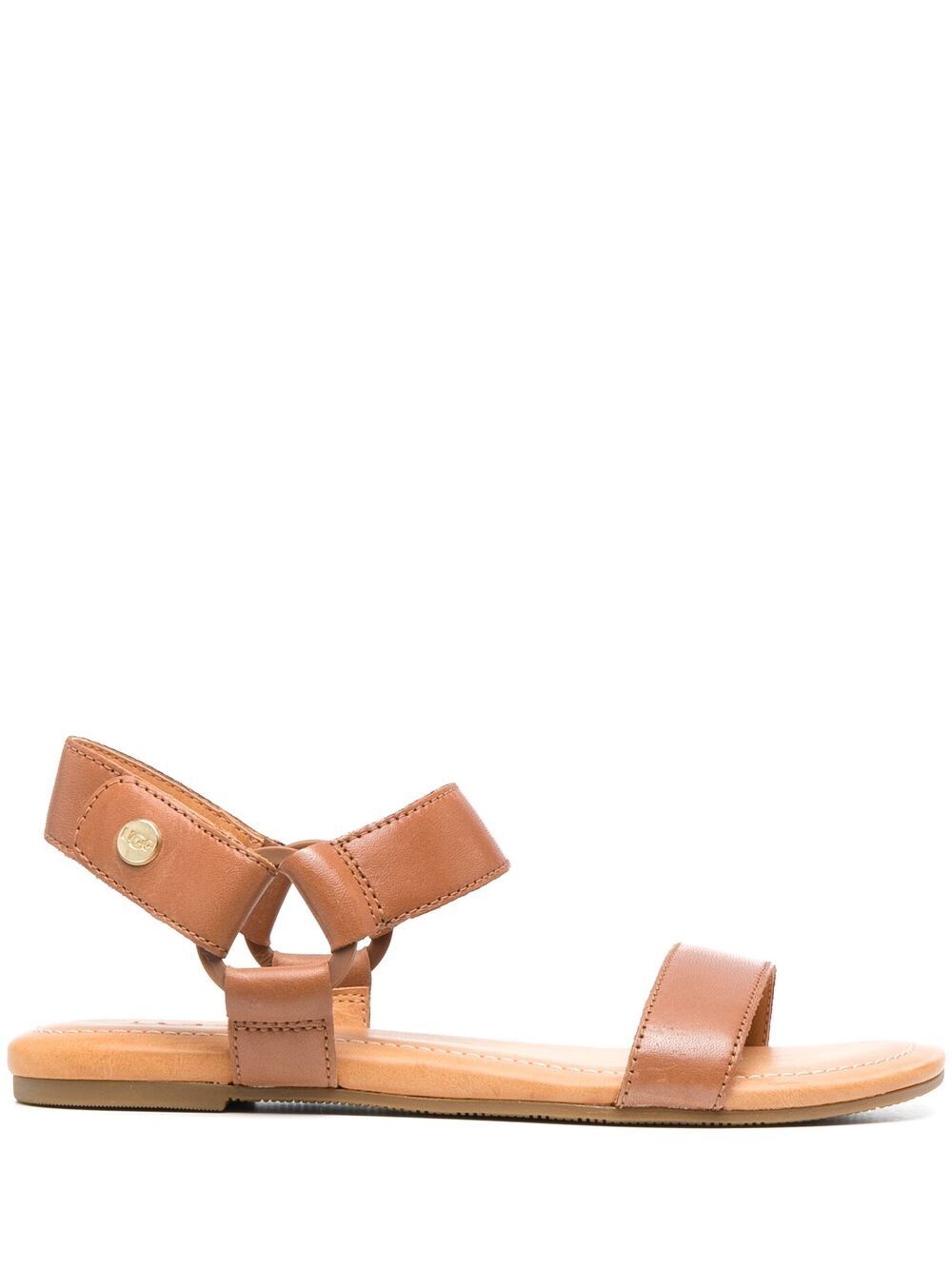 UGG CROSSOVER STRAP LEATHER SANDALS