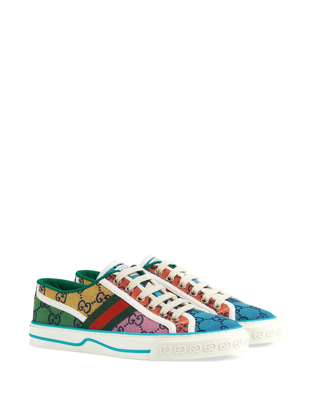 Image 2 of Gucci Tennis 1977 GG Multicolour sneakers