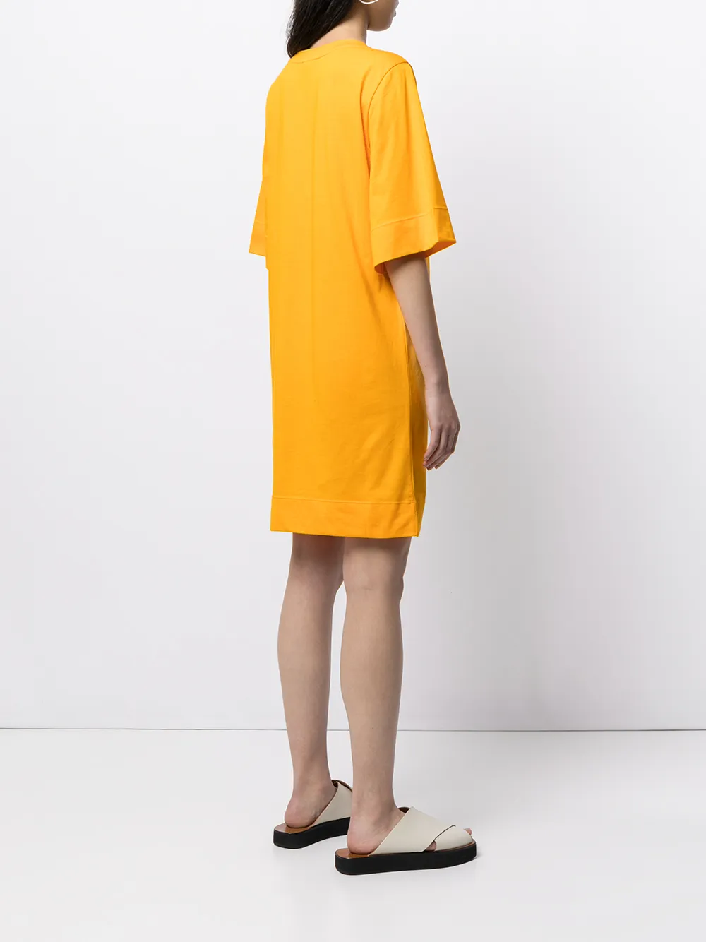 фото Emporio armani платье-футболка с логотипом