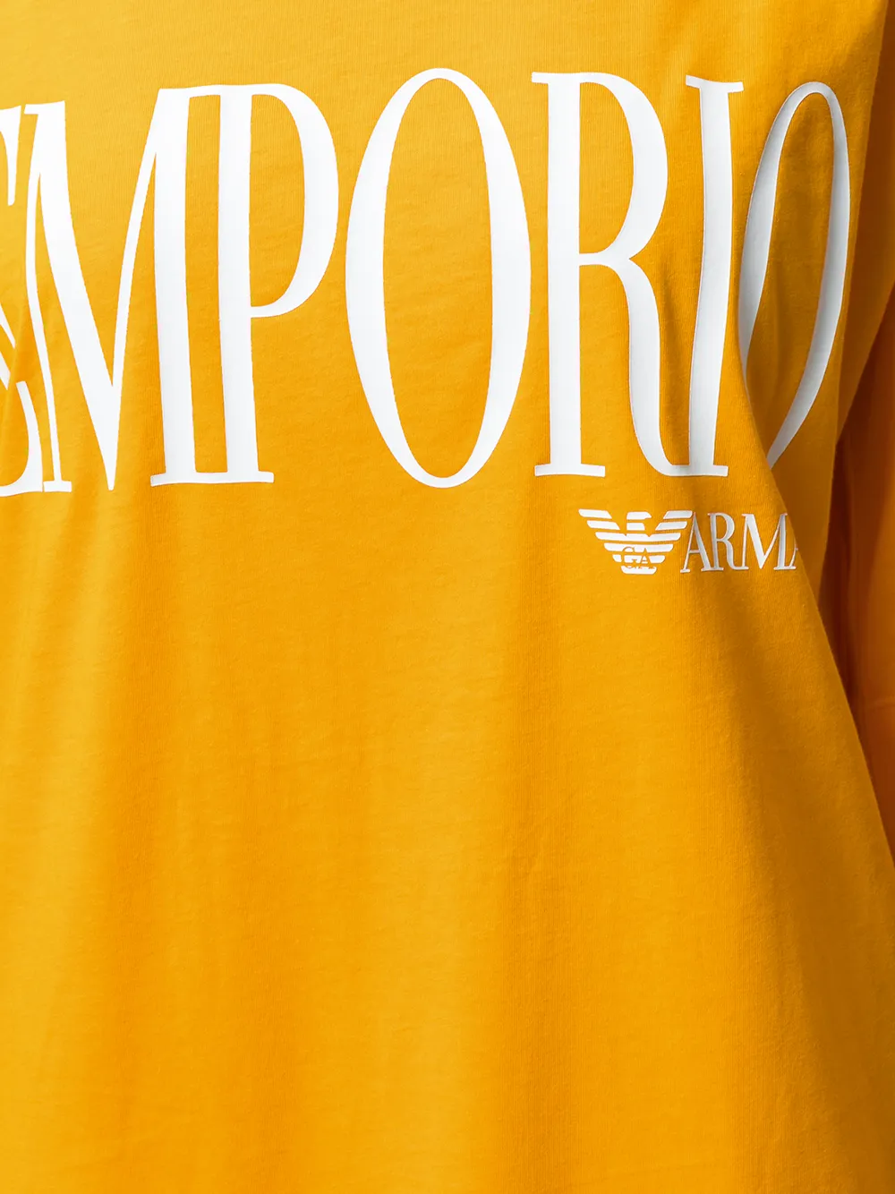 фото Emporio armani платье-футболка с логотипом