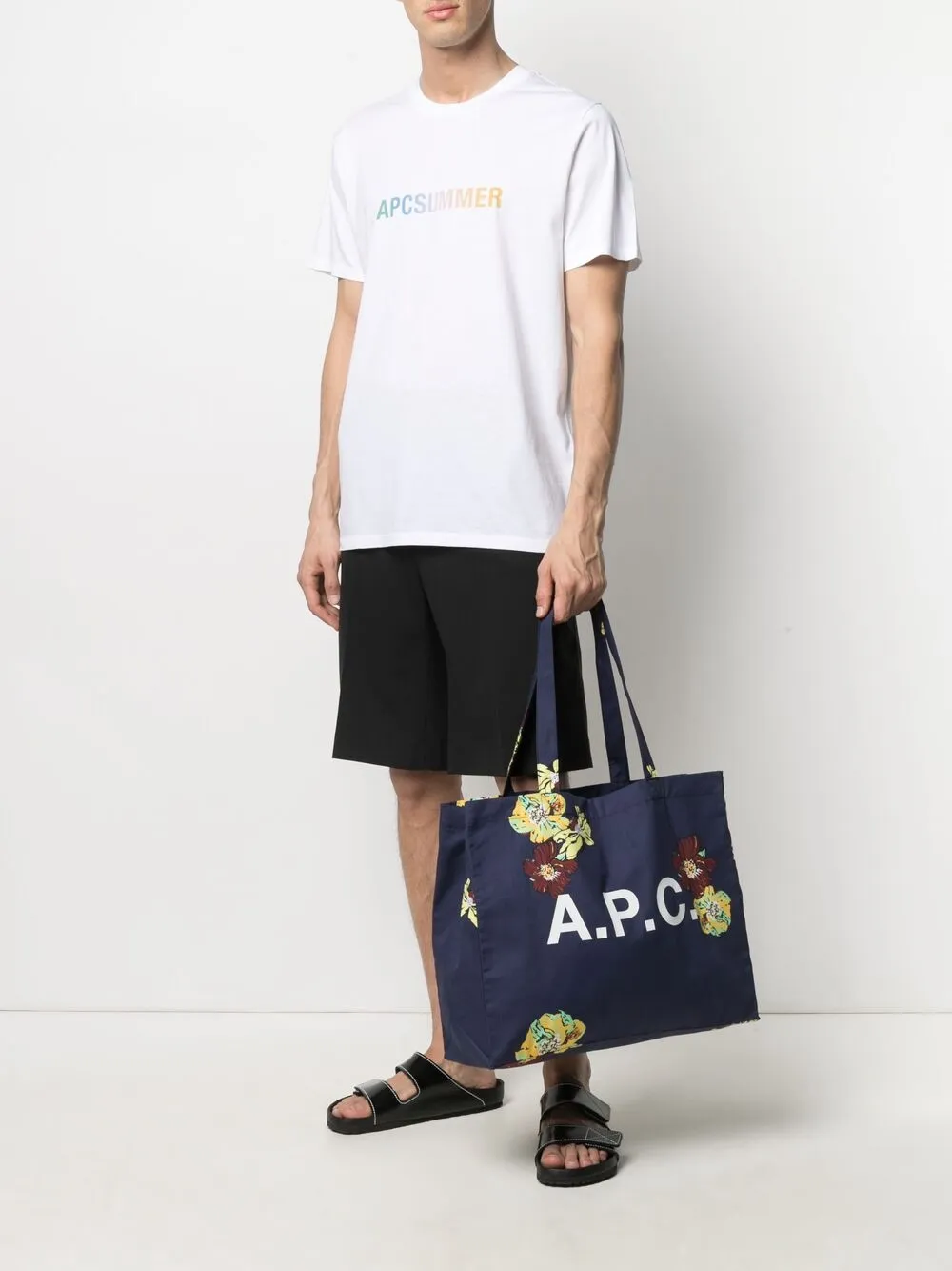фото A.p.c. футболка summer с логотипом