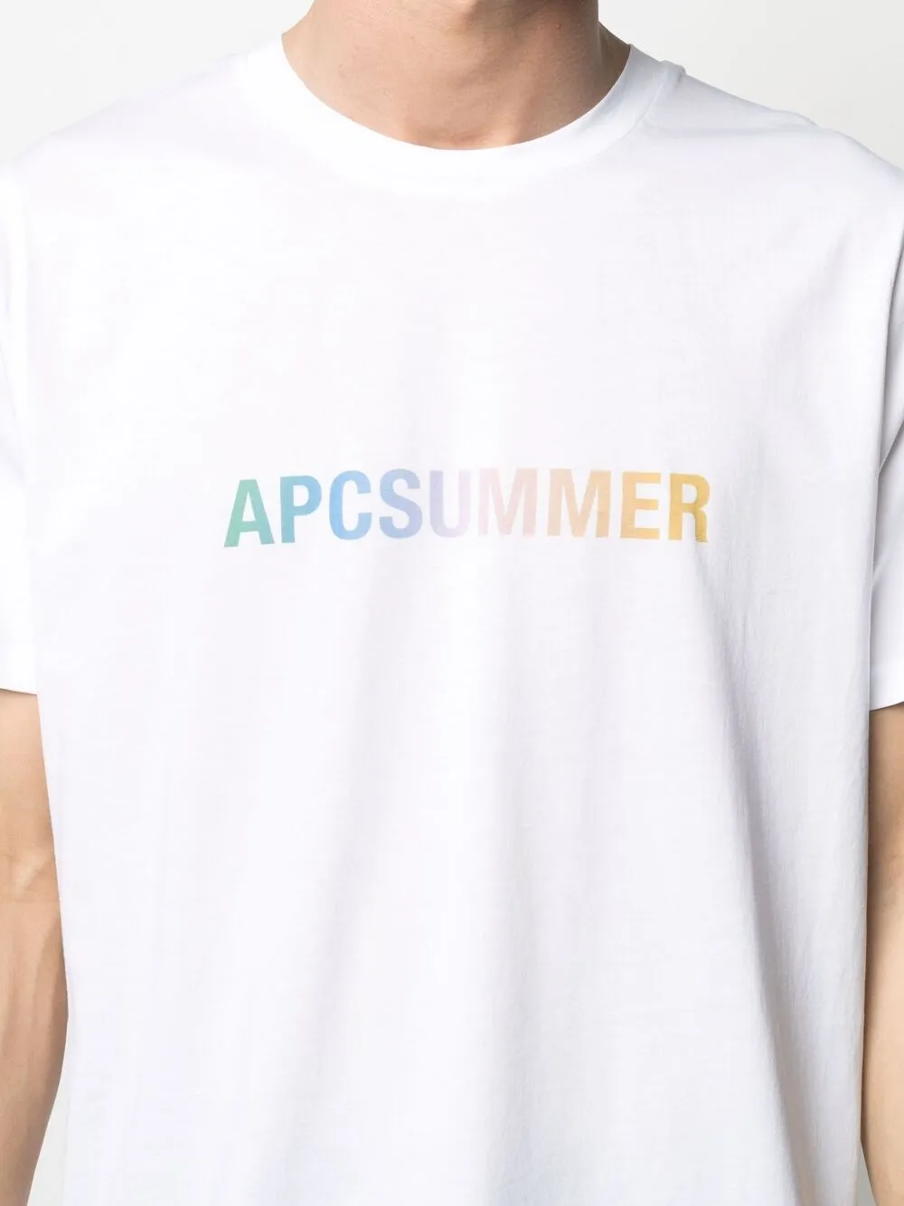 фото A.p.c. футболка summer с логотипом