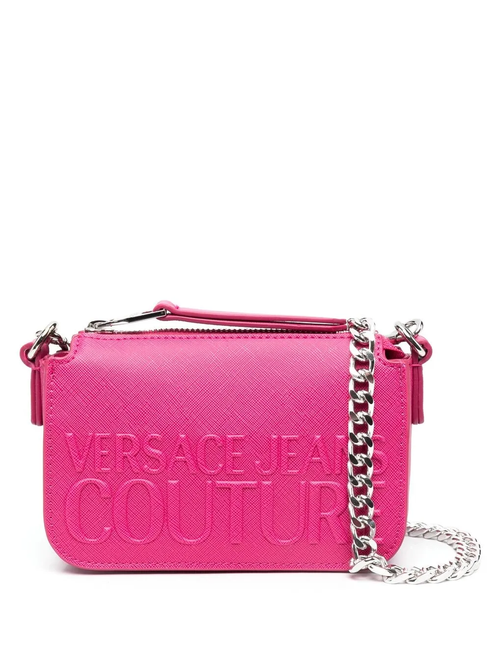 фото Versace jeans couture сумка на плечо с тисненым логотипом