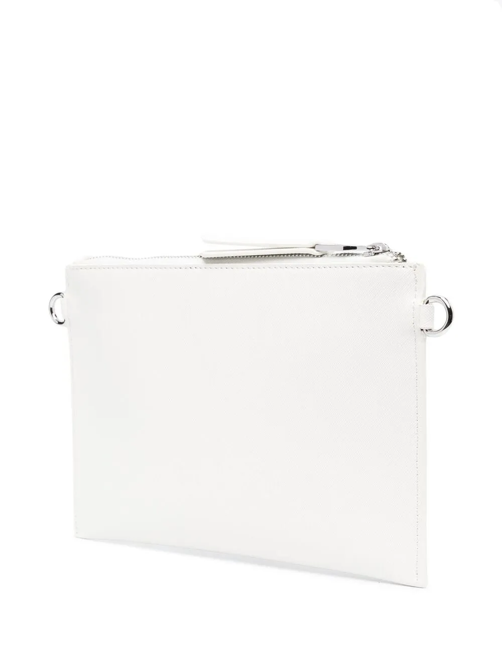 фото Versace jeans couture сумка через плечо с тисненым логотипом