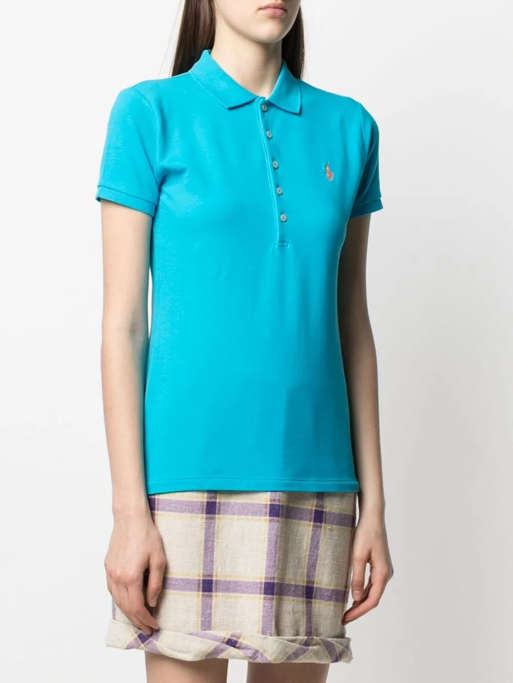 фото Polo ralph lauren рубашка поло с вышитым логотипом