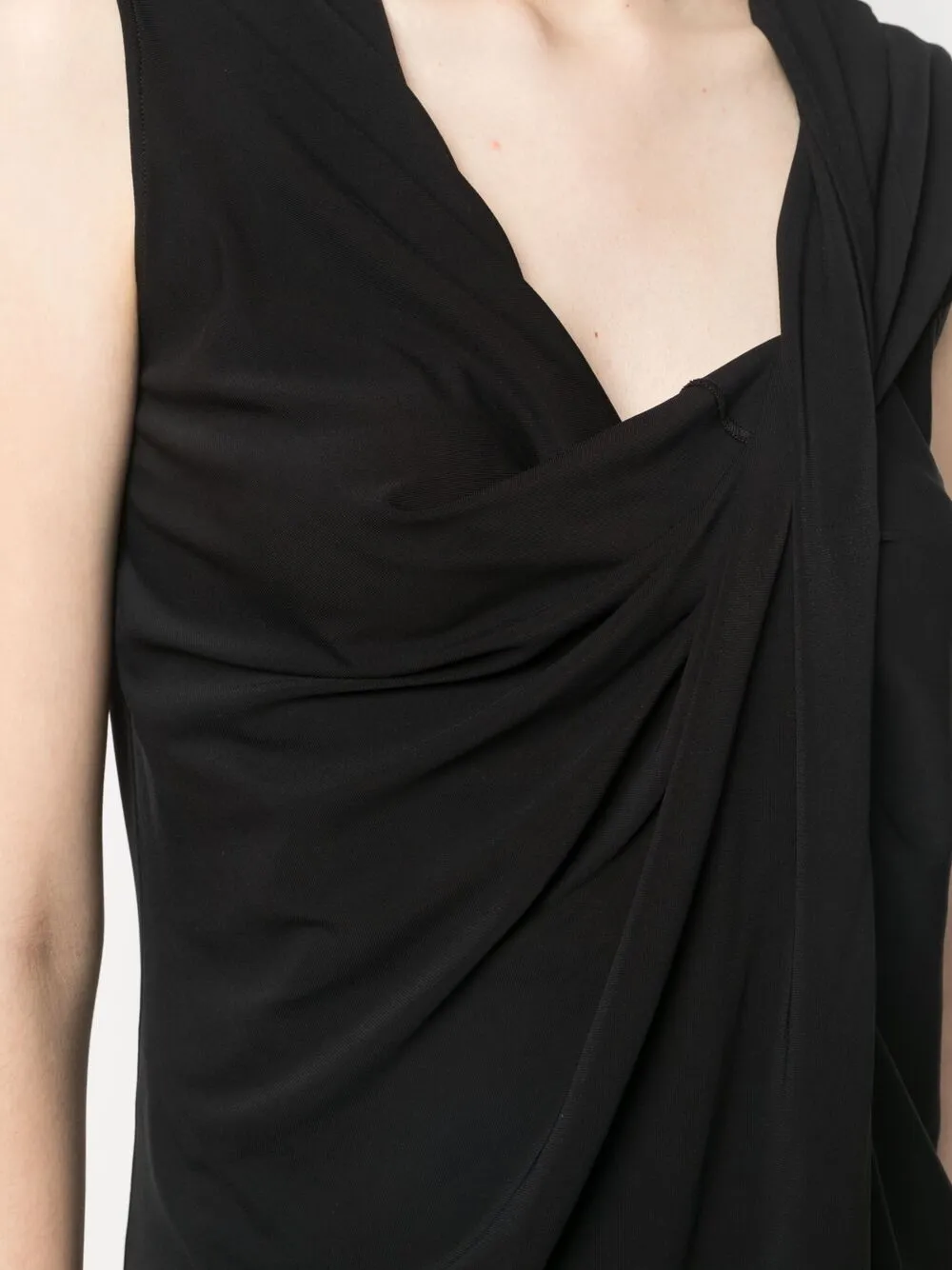 фото Lanvin pre-owned драпированный топ 2015-го года