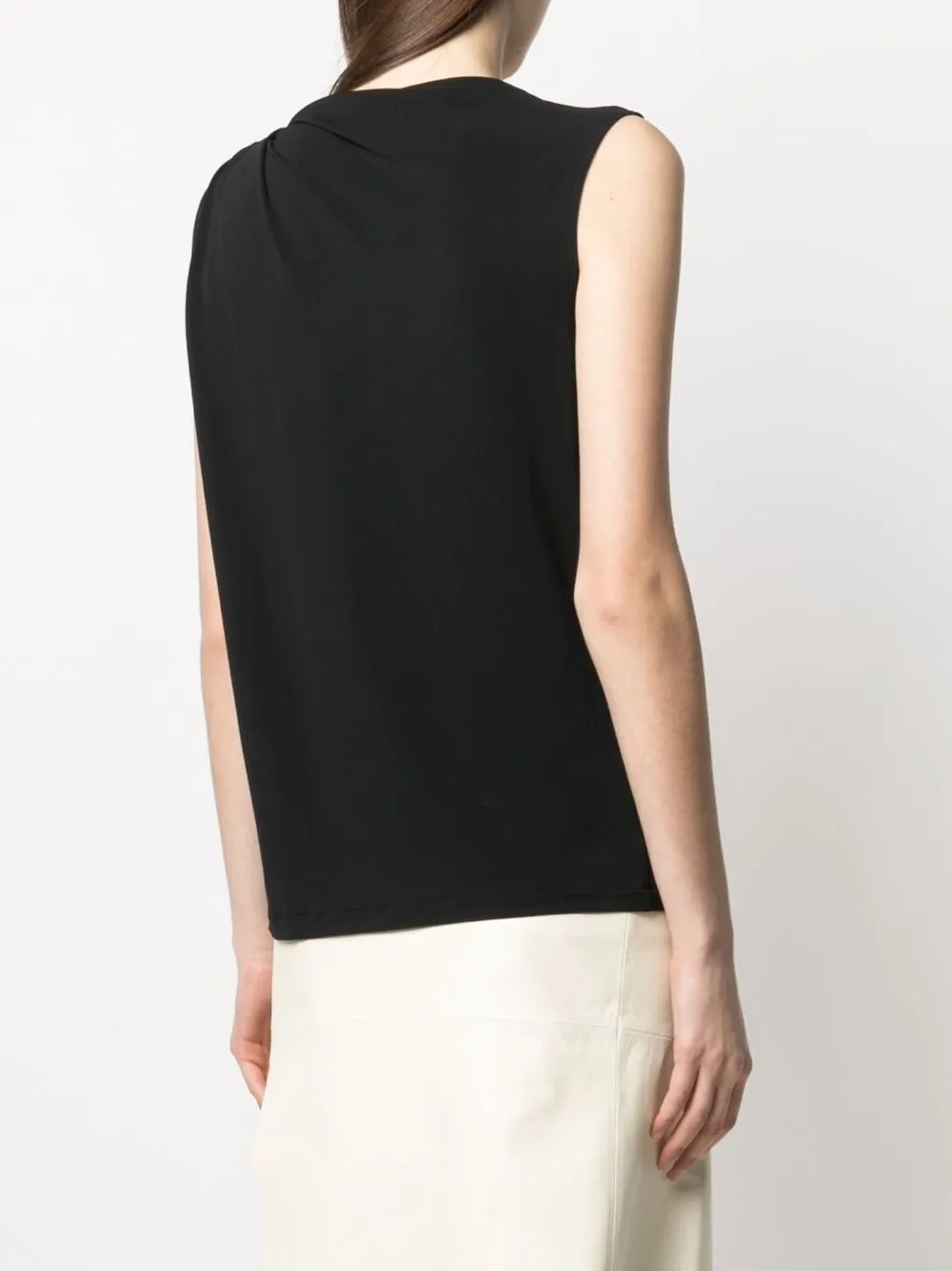 фото Lanvin pre-owned драпированный топ 2015-го года