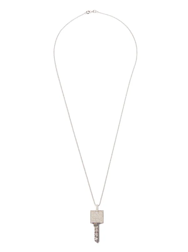 EÉRA silver 18kt white gold Key diamond 