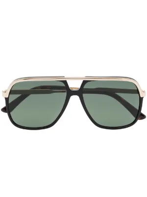 gucci large aviator sunglasses