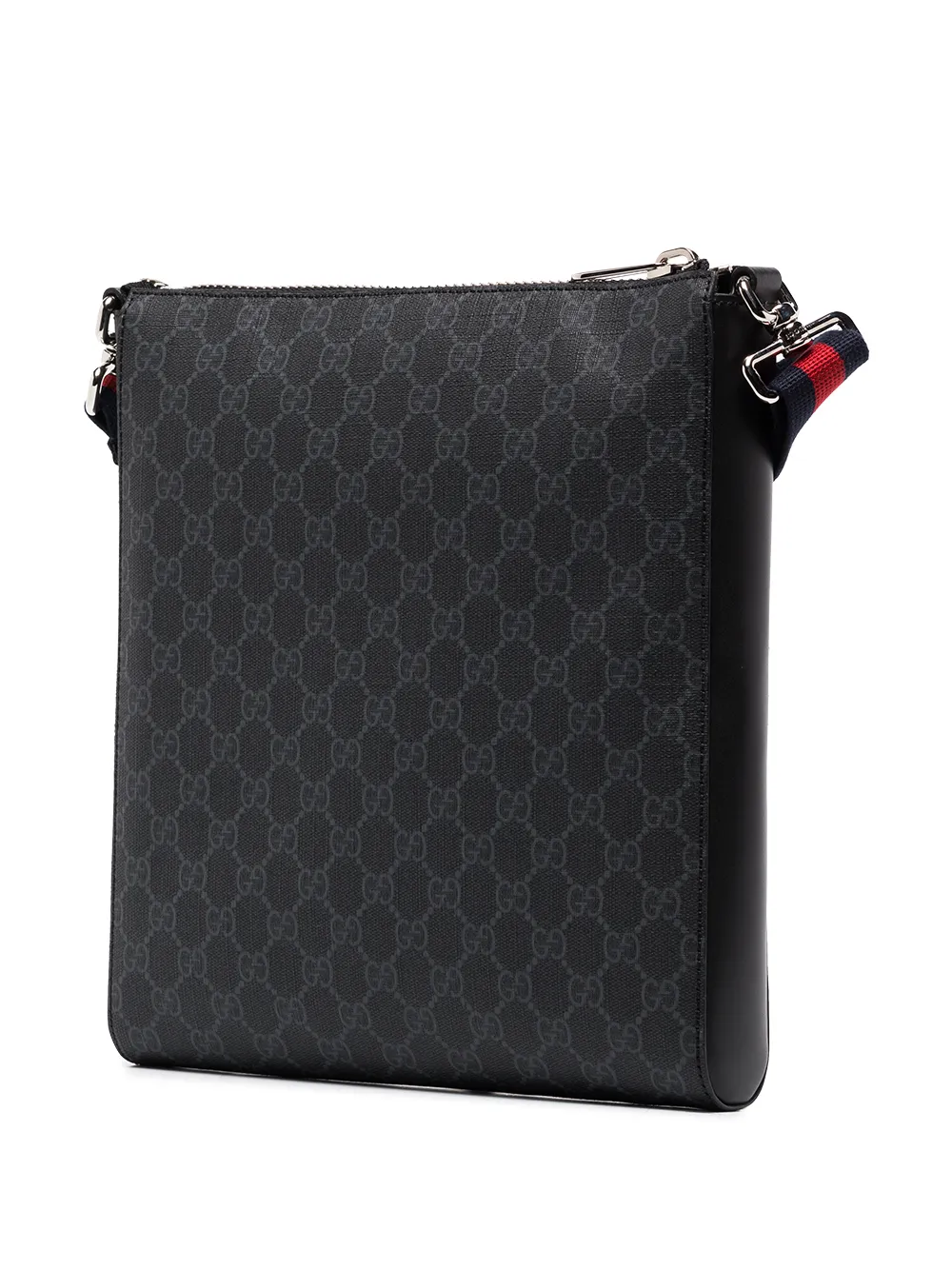 фото Gucci маленькая сумка-мессенджер с узором gg supreme