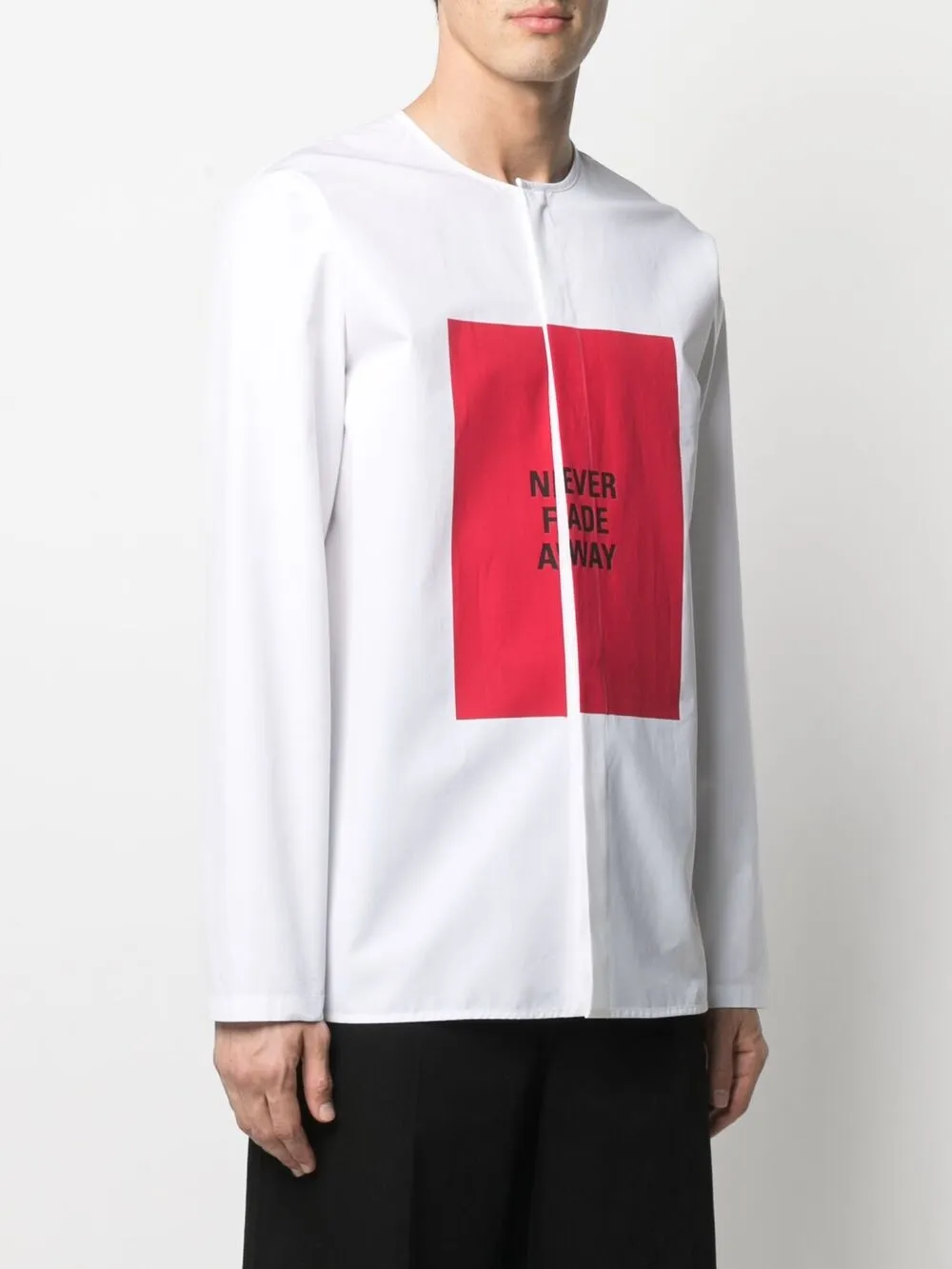 фото Jil sander футболка с принтом never fade away