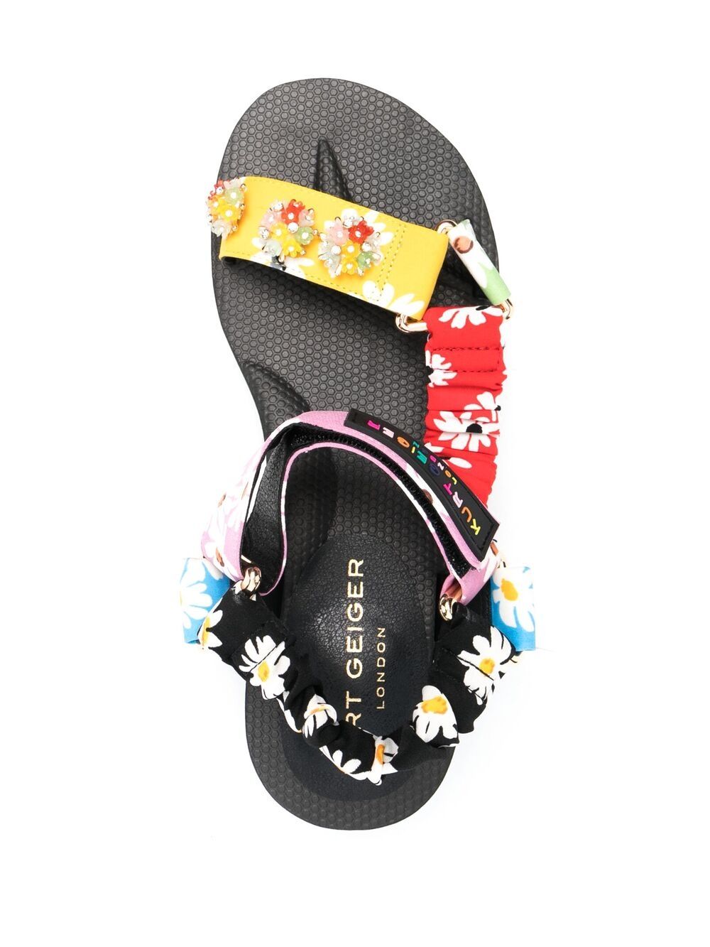 фото Kurt geiger london сандалии orion с цветочным декором