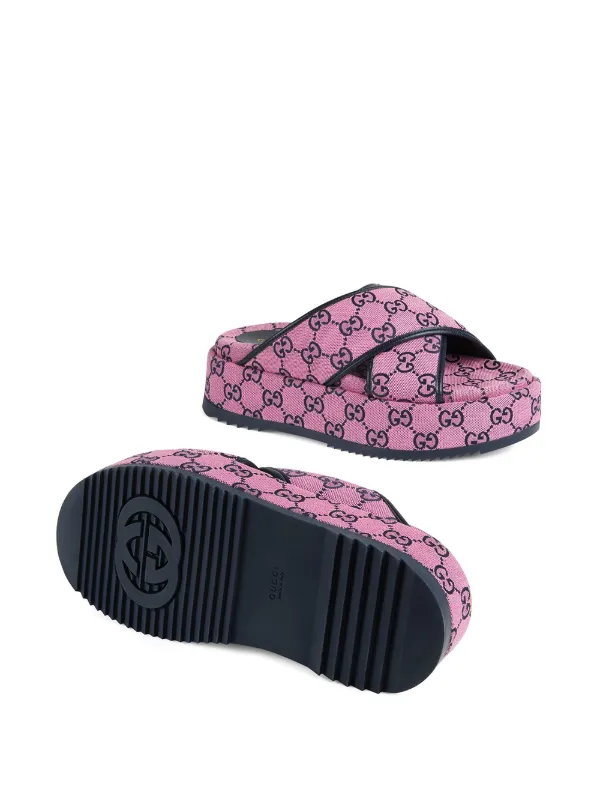 gucci gg platform sandals