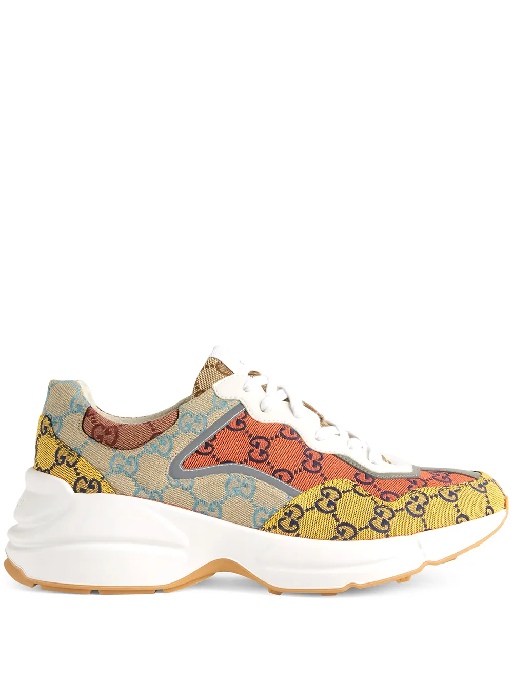 GUCCI RHYTON GG MULTICOLOUR SNEAKERS