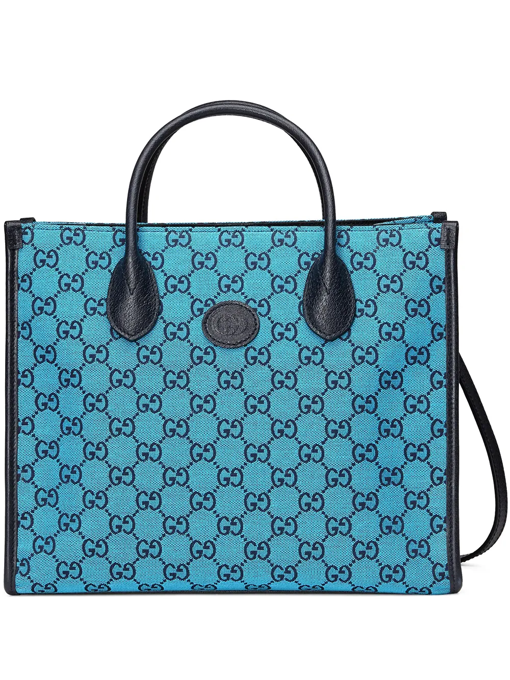 Gucci GG Multicolour Small Tote Bag in Blue for Men