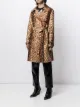 Céline Pre-Owned pre-owned leopard-print trench coat