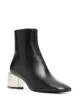 Image 2 of Off-White metallic-heel ankle boots